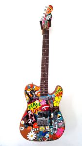 Guitare électrique FENDER TELECASTER Dim. h97/L32.5cm.