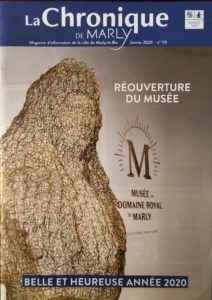 La Chronique de Marly Journal JANVIER 2020 SCULPTURE lOUIS XIVème CHDD
