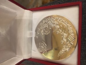 Médaille d'Argent "Arts Sciences Lettres" 2019