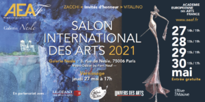 INVITATION SALON AEAF GALERIE DE NESLE MAI 2021